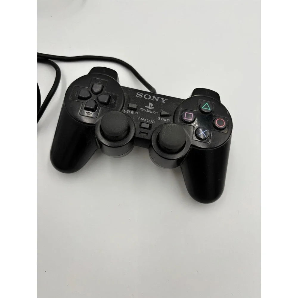 PlayStation 2 PS2 Official OEM Sony DualShock 2 Controller Black Working